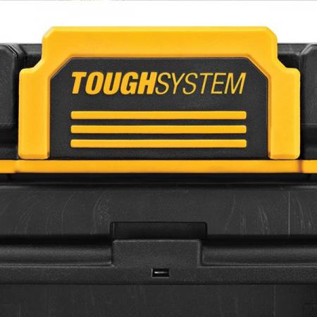 디바이스마트,공구함/작업대/엔클로저 > 공구함/부품함 > 이동공구함 > 디월트/스탠리 이동공구함,디월트,터프시스템2.0 중형 공구박스 DWST83294-1,모듈형 시스템 솔루션 / IP65 방진,방습 / 외부사이즈 320 X 371 X 554 mm / 무게 4.8Kg / 용량 39L / 원산지 이스라엘 / 1-70-322 후속모델