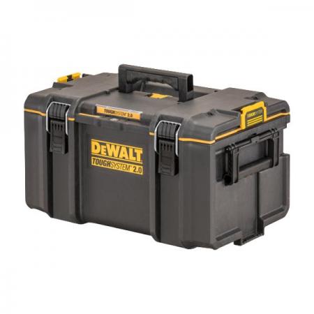 디바이스마트,공구함/작업대/엔클로저 > 공구함/부품함 > 이동공구함 > 디월트/스탠리 이동공구함,디월트,터프시스템2.0 중형 공구박스 DWST83294-1,모듈형 시스템 솔루션 / IP65 방진,방습 / 외부사이즈 320 X 371 X 554 mm / 무게 4.8Kg / 용량 39L / 원산지 이스라엘 / 1-70-322 후속모델