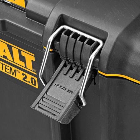 디바이스마트,공구함/작업대/엔클로저 > 공구함/부품함 > 이동공구함 > 디월트/스탠리 이동공구함,디월트,터프시스템2.0 대형 공구박스 DWST83342-1,모듈형 시스템 솔루션 / IP65 방진,방습 / 외부사이즈 420 X 371 X 554 mm / 무게 5.6Kg / 용량 55L / 원산지 이스라엘 / 1-70-323 후속모델