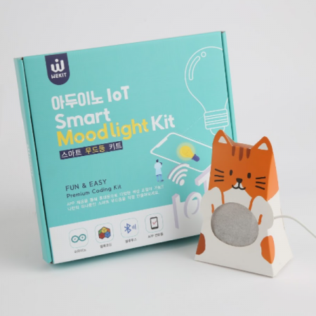 디바이스마트,오픈소스/코딩교육 > 아두이노 > 아두이노 교육용키트,WEKIT,WK 아두이노 IoT 스마트 무드등 키트 [WK-ADA-K20],DIY 스마트  무드등 키트 / APP을 통해 휴대폰으로 무드등의 색상 변경 가능 (APP제공) / 블루투스 통신과 사물인터넷의 원리 간접 경험 / 블록코딩 지원