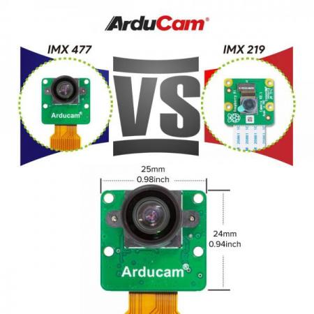 디바이스마트,,ArduCAM,Arducam 12MP IMX477 Mini High Quality 카메라 모듈 [B0262],Raspberry Pi 용 고품질 카메라이며 작은 크기와 가벼운 무게가 장점입니다.