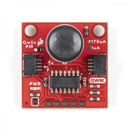 디바이스마트,MCU보드/전자키트 > 센서모듈 > 모션/제스처 > 움직임/재실/모션센서,SparkFun,SparkFun Qwiic PIR - 170uA [SEN-17374],SparkFun Qwiic PIR-170uA / 작은 영역에서 움직임 감지용 /수동 적외선 센서 / 감지 영역 : 90 ° x 90 ° / 감지 거리 : 5m / 2x Qwiic 커넥터