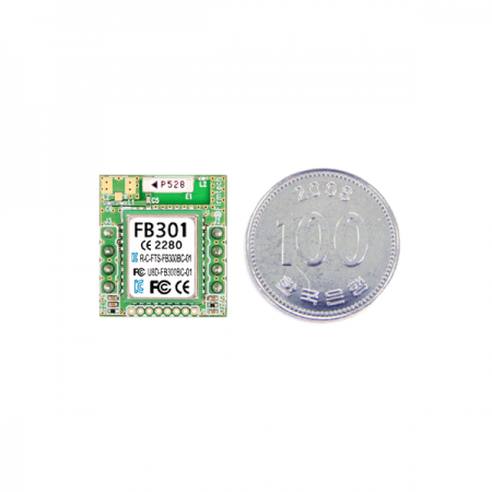 디바이스마트,MCU보드/전자키트 > 통신/네트워크 > 블루투스/BLE,(주)펌테크,블루투스 5.0 통신 모듈 FB301BC,8핀 헤더 타입의 블루투스 5.0 통신 모듈 / 입력 전원 : 3.3 VDC+/-0.2V / 제품 크기 : 18 x 20 x 11.8mm