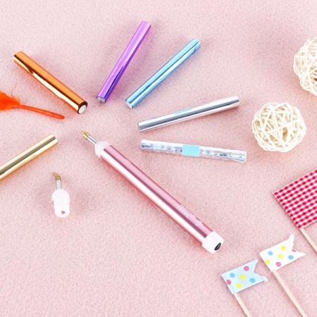 디바이스마트,컴퓨터/모바일/가전 > 가구/사무용품/공구 > 사무용품 > 필기류/펜 케이스,유니즈,포일펜 캘리그라피 금박펜 포일아트 포일퀼 DIY 미술,알록달록한 포일페이퍼 위에 포일펜으로 그리기만하면 반짝반짝한 글씨가 완성