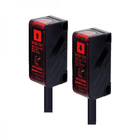 디바이스마트,센서 > 광센서 > 산업용 광센서 > 포토센서,(주)오토닉스,포토센서 BY500-TDT1,2,포토센서 / 투과형(표준형) / 500mm / 검출물체: Ø5mm 이상의 불투명체 / 전원전압: 12-24VDC  ±10%(리플 P-P: 10% 이하) / 소비전류: 투광기/수광기: 30mA 이하