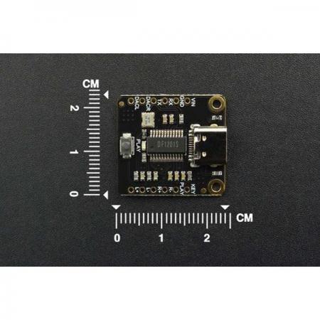 디바이스마트,MCU보드/전자키트 > 음악/앰프/녹음 > MP3/음악재생,DFROBOT,Fermion: DFPlayer Pro - A mini MP3 Player with On-board 128MB Storage (Breakout) [DFR0768],MP3 플레어어 모듈 / 컨트롤러를 사용하지 않고 온보드 버튼을 직접 눌러 음악을 재생하거나 전환 / 128MB의 저장 공간 / 치수 : 23 * 24.5mm / 0.91 * 0.96 / 전원 공급 장치 : 3.3V ~ 5V