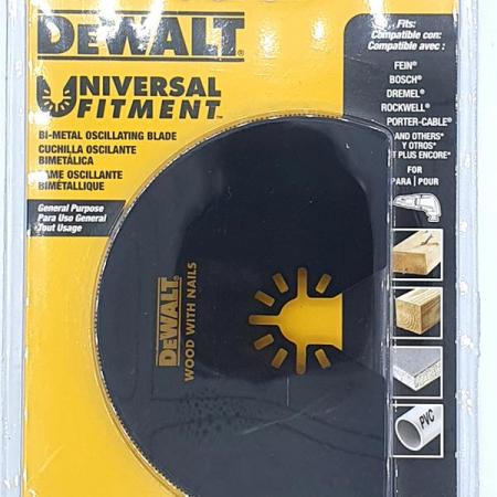 디바이스마트,수공구/전자공구/전동공구 > 전동/엔진공구 > 절단공구 > 만능커터날,디월트,멀티커터날 반원형 목재용 DWA4210,목재 수평 진동 절단 / 못박힌 목재 / 100mm 30t BiM / 원산지 중국