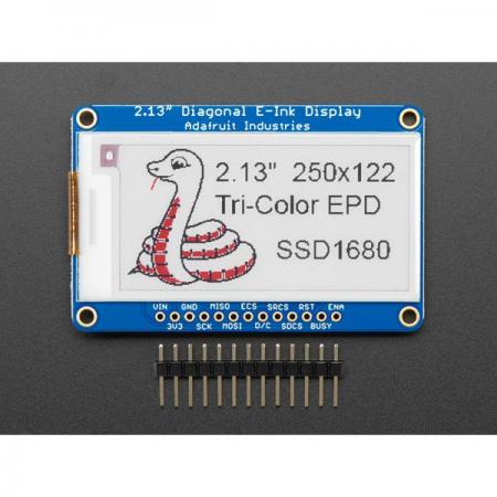 디바이스마트,MCU보드/전자키트 > 디스플레이 > LCD/OLED,Adafruit,Adafruit 2.13inch 250x122 Tri-Color eInk / ePaper Display with SRAM - SSD1680 Driver [ada-4947],Adafruit 2.13인치 250x122 Tri-Color eInk / ePaper Display / 삼색 elnk 디스플레이 쉽게 추가 하도록 설계 / 2.13인치 3색 (빨간색, 검은 색 및 흰색) / 온보드 3.3V 레귤레이터에는 활성화 핀 장착