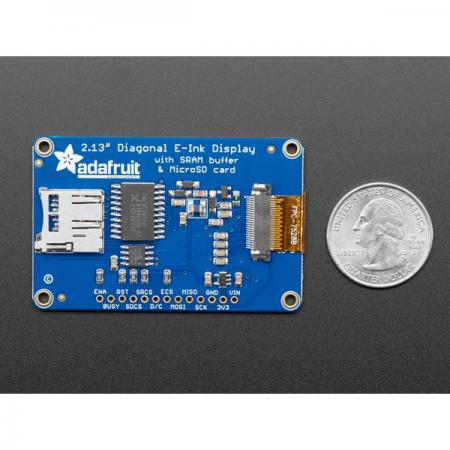 디바이스마트,MCU보드/전자키트 > 디스플레이 > LCD/OLED,Adafruit,Adafruit 2.13inch 250x122 Tri-Color eInk / ePaper Display with SRAM - SSD1680 Driver [ada-4947],Adafruit 2.13인치 250x122 Tri-Color eInk / ePaper Display / 삼색 elnk 디스플레이 쉽게 추가 하도록 설계 / 2.13인치 3색 (빨간색, 검은 색 및 흰색) / 온보드 3.3V 레귤레이터에는 활성화 핀 장착