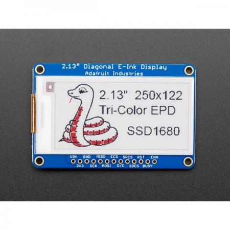 디바이스마트,MCU보드/전자키트 > 디스플레이 > LCD/OLED,Adafruit,Adafruit 2.13inch 250x122 Tri-Color eInk / ePaper Display with SRAM - SSD1680 Driver [ada-4947],Adafruit 2.13인치 250x122 Tri-Color eInk / ePaper Display / 삼색 elnk 디스플레이 쉽게 추가 하도록 설계 / 2.13인치 3색 (빨간색, 검은 색 및 흰색) / 온보드 3.3V 레귤레이터에는 활성화 핀 장착