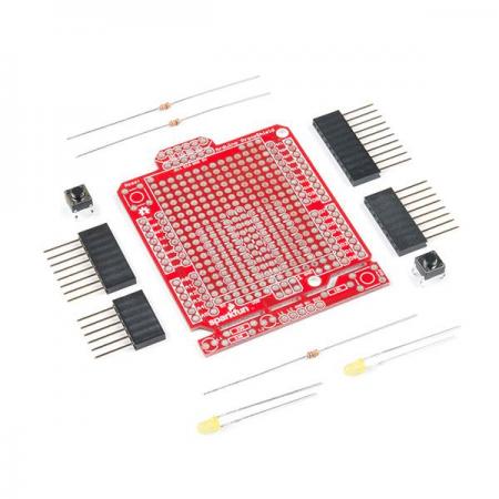 디바이스마트,오픈소스/코딩교육 > 아두이노 > 아두이노 호환쉴드,SparkFun,SparkFun ProtoShield Kit [DEV-13820],SparkFun ProtoShield Kit / 브레드 보드로 설계된 프로토 실드 키트 /  Arduino R3  footprint 기반 / Arduino 실드를 사용자 정의한 다음 테스트하여 모든 것이 제대로 작동하는지 확인 가능