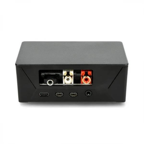 디바이스마트,오픈소스/코딩교육 > 라즈베리파이 > 라즈베리파이 확장보드/HAT,HiFiBerry,HIFIBERRY UNIVERSAL CASE FOR PI4, HighPi Pro BLACK,HiFiBerry DAC+ (RCA versions), Digi+ 또는 Amp+ 제품이 장착된 라즈베리파이4 전용 케이스 / 크기 : 10 × 7 × 4 cm / 무게 : 52 g / SKU : 4260439550590