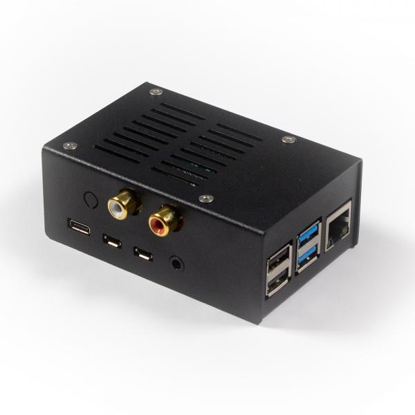 STEEL CASE FOR HIFIBERRY DAC+/ADC, PI 4, V2