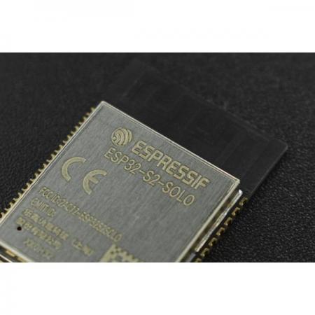 디바이스마트,MCU보드/전자키트 > 통신/네트워크 > 와이파이,DFROBOT,ESP32-S2- SOLO Wi-Fi Module (PCB antenna) [DFR0743-SOLO],ESP32-S2- SOLO / 풍부한 주변 장치와 고성능을 갖춘 일반 WiFi MCU 모듈 /  38핀, 4MB SPI 플래시 포함 / ESP32-S2 칩 / 크기 : (18 x 25.5 x 3.1) mm / 최대 150Mbps의 데이터 속도