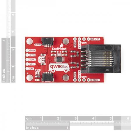 디바이스마트,MCU보드/전자키트 > 통신/네트워크 > 이더넷/PoE(Power over Ethernet),SparkFun,SparkFun QwiicBus - EndPoint [COM-16988],SparkFun QwiicBus EndPoint는 I2C bus 범위를 확장하는 가장 빠르고 쉬운 방법 / NXP의 PCA9615 IC를 사용하여 2개의 I2C신호를 4개의 차동 신호로 변환 / 차동 신호는 RJ-45 커넥터를 통해 브레이크 아웃에 연결되는 이더넷 케이블을 통해 전송