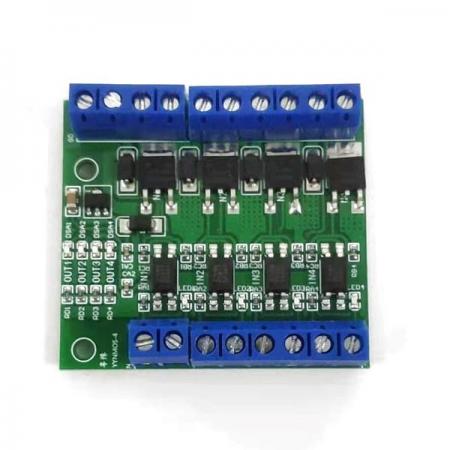 디바이스마트,MCU보드/전자키트 > 버튼/스위치/제어/RTC > 모터/모터컨트롤,SZH,Mosfet GPIO 보드 4채널 YYNMOS-4 [SZH-YY012],4채널 AF60N03 MOSFET 모듈 / 36V, 5A까지 제어 가능 / 모터, LED 단방향 제어가능 / 릴레이 대용