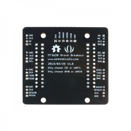 디바이스마트,MCU보드/전자키트 > 프로세서/개발보드 > 기타 MCU,Seeedstudio,MT3620 Grove Breakout [103100123],MT3620 Grove 브레이크 아웃 /  MT3620 미니 개발 보드 용으로 설계된 확장 브레이크 아웃 / 치수 :57mm x52mm x10mm