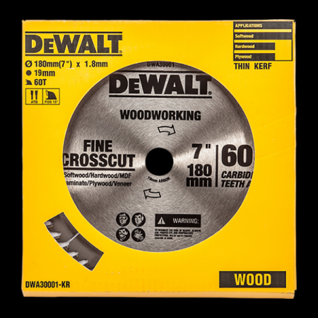 디바이스마트,수공구/전자공구/전동공구 > 전동/엔진공구 > 절단공구 > 만능커터날,디월트,12인치 100T 원형톱날 목재용 DWA30005,300mm (12), 100T /  3.2/2.2t