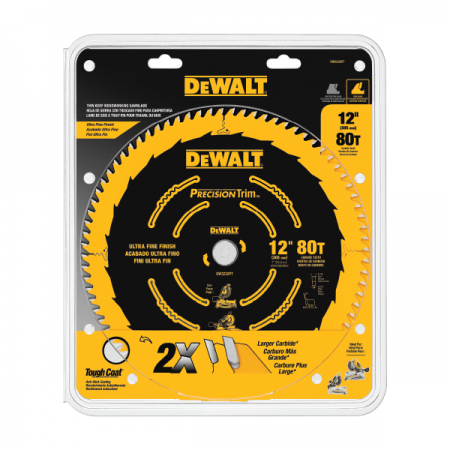 디바이스마트,수공구/전자공구/전동공구 > 전동/엔진공구 > 절단공구 > 만능커터날,디월트,12인치 60T 정밀가공용 원형톱날 DW3216PT,305mm (12),  60T