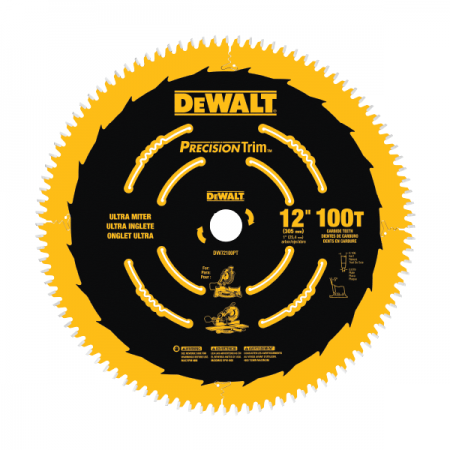 디바이스마트,수공구/전자공구/전동공구 > 전동/엔진공구 > 절단공구 > 만능커터날,디월트,12인치 100T 정밀가공용 원형톱날 DW72100PT,305mm (12),  100T