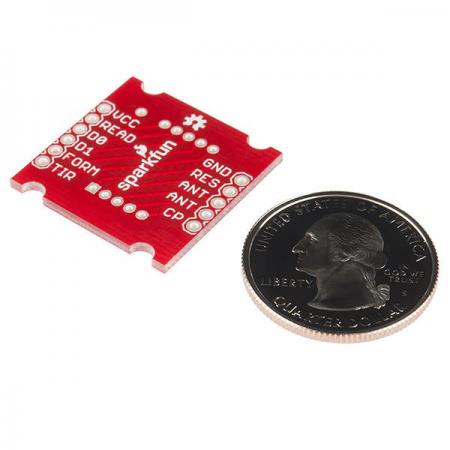 디바이스마트,MCU보드/전자키트 > 통신/네트워크 > RFID,SparkFun,SparkFun RFID Reader Breakout [SEN-13030],SparkFun RFID simple Break out board / 2mm 핀을 0.1 헤더로 변환 / ID-3LA, ID-12LA 및 ID-20LA 사용시 브레이크 아웃 보드에 직접 납땜 하거나 2mm 소켓 사용가능 /VCC, READ, D0, D1, FORM, TIR, CP, ANT, RES 및 GND를 모두 포함