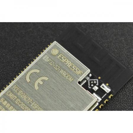 디바이스마트,MCU보드/전자키트 > 통신/네트워크 > 와이파이,DFROBOT,ESP32-S2-WROOM Wi-Fi Module (PCB antenna) [DFR0743-WROOM],ESP32-S2- WROOM / 풍부한 주변 장치와 고성능을 갖춘 WiFi MCU 모듈 / 42핀 ,4MB 플래시 /ESP32-S2 칩 / 크기 : (18 x 31 x 3.3) mm / 최대 150Mbps의 데이터 속도