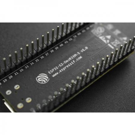 디바이스마트,MCU보드/전자키트 > 통신/네트워크 > 와이파이,DFROBOT,ESP32-S2-DevKitM-1 Development Board [DFR0813],ESP32-S2-DevKitM-1은 ESP32-S2-MINI-1 모듈이 장착 된 보급형 개발 보드 / ESP32-S2-MINI-1은 ESP32-S2FH4 칩을 통합 한 일반 Wi-Fi MCU 모듈 / 작동 전압 / 전력 공급 : 3.0 ~ 3.6V