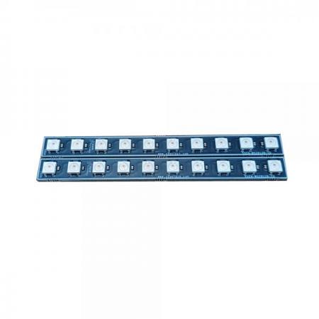 디바이스마트,MCU보드/전자키트 > 디스플레이 > LED,쎈테크놀로지,ssenWS2812B-10 LED Bar,100 mm X 10 mm / Power Voltage : +5V / Input Signal Voltage : -0.5 ~ VDD+0.5V