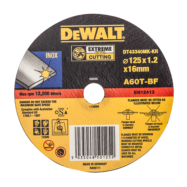 5인치 그라인더 절단석 DT43340MK