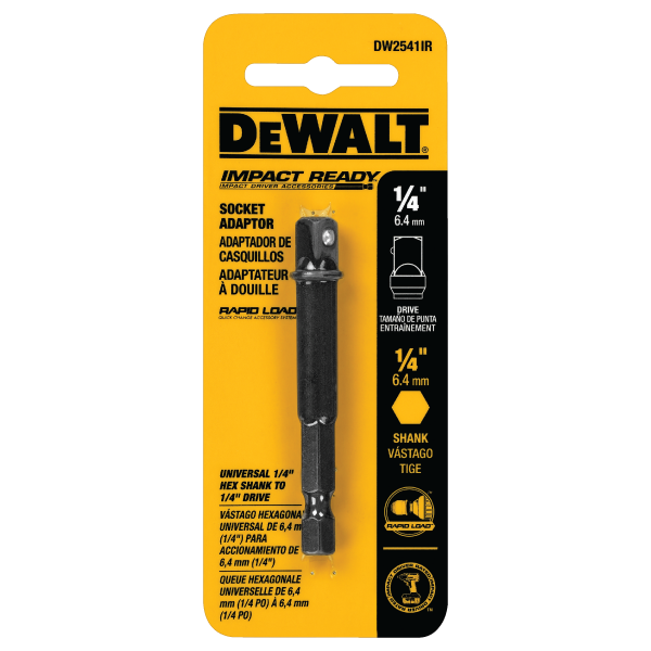 1/4인치 임팩드라이버 소켓 아답타 DW2541IR G