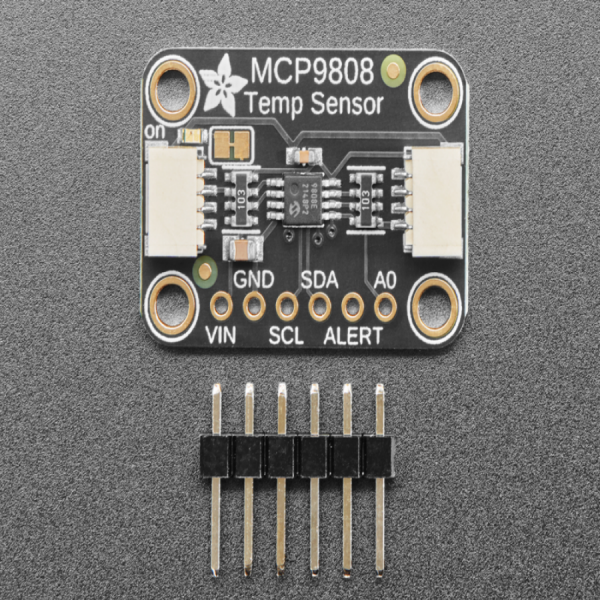 디바이스마트,MCU보드/전자키트 > 센서모듈 > 온도/습도 > 온도센서,Adafruit,Adafruit MCP9808 High Accuracy I2C Temperature Sensor Breakout - STEMMA QT / Qwiic [ada-5027],고정밀 I2C 디지털 온도 센서 브레이크 아웃 / 전압 범위 : 2.7V ~ 5.5V / 간단한 I2C 제어