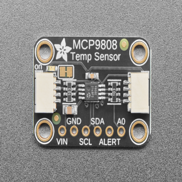 디바이스마트,MCU보드/전자키트 > 센서모듈 > 온도/습도 > 온도센서,Adafruit,Adafruit MCP9808 High Accuracy I2C Temperature Sensor Breakout - STEMMA QT / Qwiic [ada-5027],고정밀 I2C 디지털 온도 센서 브레이크 아웃 / 전압 범위 : 2.7V ~ 5.5V / 간단한 I2C 제어