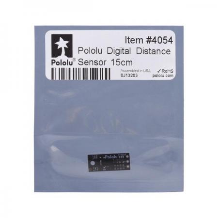 디바이스마트,MCU보드/전자키트 > 센서모듈 > 라이다/거리/초음파/라인 > 거리/근접센서,Pololu,Pololu Digital Distance Sensor 15cm #4054,15cm 이내의 물체를 감지하는 소형 라이더 기반 거리 센서 / 3.0V~5.5V의 입력 전압 범위에서 작동