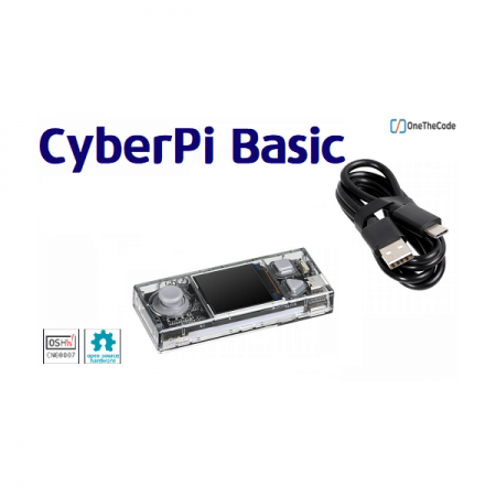디바이스마트,오픈소스/코딩교육 > 코딩교육 키트/로봇 > 기타,MakeBlock,사이버파이 베이직 (CyberPi Basic),파이썬 교육용 미니 컴퓨터 / 스크래치와 파이썬 코딩 가능 / AI 교육 체험 STEAM 교구 / 사이버파이 1개 제품(케이블 포함)