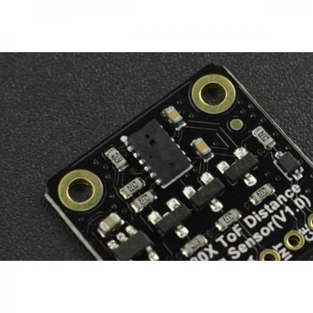 디바이스마트,MCU보드/전자키트 > 센서모듈 > 라이다/거리/초음파/라인 > 거리/근접센서,DFROBOT,Fermion: VL6180X ToF Distance Ranging Sensor (Breakout) [SEN0427],Fermion : VL6180X ToF 거리 측정 센서 / 표적 반사율과 관계없이 정확하게 거리 측정 / 최대 200mm 판독 가능 /  주변 광 레벨 측정