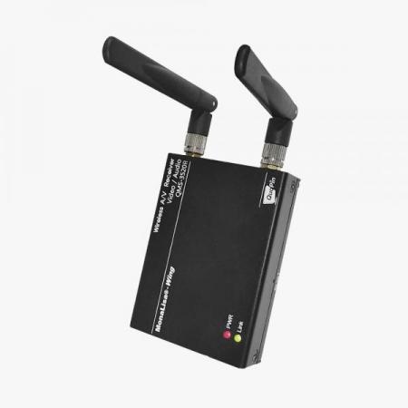 디바이스마트,컴퓨터/모바일/가전 > 네트워크/케이블/컨버터/IOT > 영상 무선장비 > 영상 무선 송/수신장비,QUOPIN,WING 송수신기 세트 [QMS-3520],비디오,오디오 실시간 무선 네트워크 전송 / 충분한 전송 거리: 실내 ~50m, 야외 ~200m / 초저지연 : 60~90msec