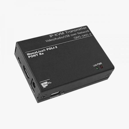 디바이스마트,컴퓨터/모바일/가전 > 네트워크/케이블/컨버터/IOT > KVM스위치/분배기/선택기 > KVM용 리피터/케이블,QUOPIN,POLI 송수신기 세트 [QMS-3405],초저지연 비디오,오디오 송수신기 / 초저지연 LAN 50~80msec, WAN (80+α)msec / 해상도: Full-HD, HD 등