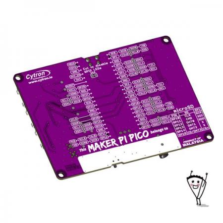 디바이스마트,오픈소스/코딩교육 > 라즈베리파이 > 라즈베리파이 확장보드/HAT,Cytron,Maker Pi Pico: Simplifying Raspberry Pi Pico for Beginners [MAKER-PI-PICO],초보자를 위한 Maker Pi Pico / 라즈베리파이 피코 포함 / 사전 납땜 / STEM 및 로봇 프로젝트용 보드