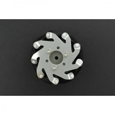 디바이스마트,기계/제어/로봇/모터 > 로봇부품 > 바퀴/휠 > 메카넘 휠,DFROBOT,Metal Mecanum Wheel with Motor Shaft Coupling (65mm) - Left [FIT0779],모터 샤프트 커플링 포함된 금속 메카넘 왼쪽 휠 / 모든 각도로 회전하는 휠 / 직경:65mm 두께:43mm