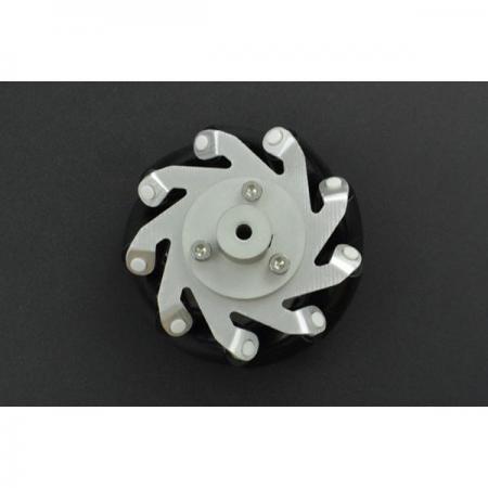 디바이스마트,기계/제어/로봇/모터 > 로봇부품 > 바퀴/휠 > 메카넘 휠,DFROBOT,Metal Mecanum Wheel with Motor Shaft Coupling (65mm) - Left [FIT0779],모터 샤프트 커플링 포함된 금속 메카넘 왼쪽 휠 / 모든 각도로 회전하는 휠 / 직경:65mm 두께:43mm