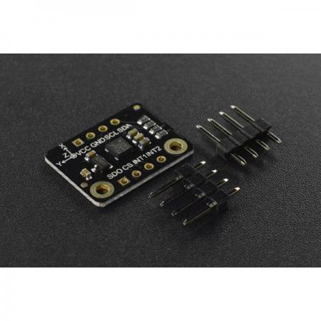 디바이스마트,MCU보드/전자키트 > 센서모듈 > 가속도/자이로/지자기센서 > 가속도센서,DFROBOT,Fermion: I2C LIS331HH Triple Axis Accelerometer (Breakout) [SEN0407],I2C LIS331HH 삼축 선형 가속도계 / ± 6g / ± 12g / ± 24g 스케일 범위 / 0.5Hz ~ 1kHz의 출력 데이터로 가속도 측정