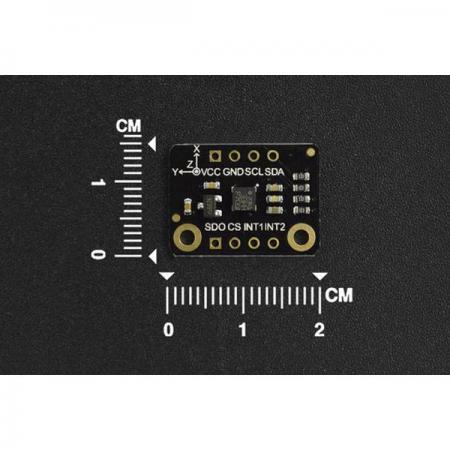 디바이스마트,MCU보드/전자키트 > 센서모듈 > 가속도/자이로/지자기센서 > 가속도센서,DFROBOT,Fermion: I2C LIS331HH Triple Axis Accelerometer (Breakout) [SEN0407],I2C LIS331HH 삼축 선형 가속도계 / ± 6g / ± 12g / ± 24g 스케일 범위 / 0.5Hz ~ 1kHz의 출력 데이터로 가속도 측정