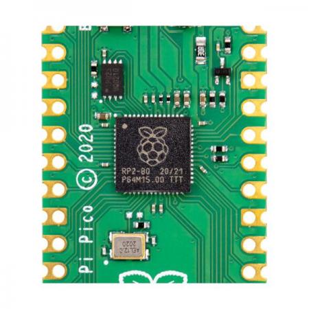 디바이스마트,오픈소스/코딩교육 > 라즈베리파이 > 라즈베리파이 보드,라즈베리파이,라즈베리파이 피코 (Raspberry Pi Pico),RP2040 chip 기반의 작고 강력한 마이크로 컨트롤러 보드 / 듀얼코어 ARM Cortex M0+ (최대 133 MHz) / 264KB SRAM + 2MB Flash / 26개의 다기능 GPIO 핀 / 온도센서 내장 / 21 mm × 51 mm / SC0915