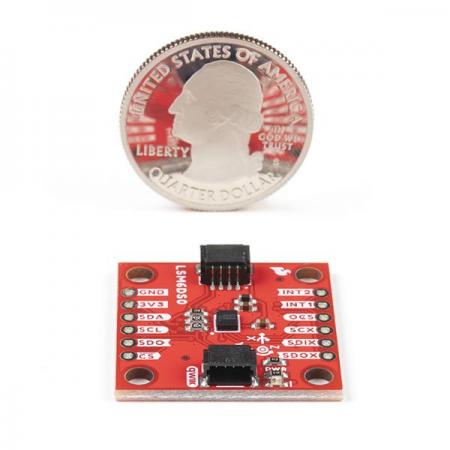 디바이스마트,MCU보드/전자키트 > 센서모듈 > 가속도/자이로/지자기센서 > 통합 6축,SparkFun,SparkFun 6 Degrees of Freedom Breakout - LSM6DSO (Qwiic) [SEN-18020],가속도계 및 자이로 스코프 센서 / 최대 6.66kHz 인식 / 측정범위 : ± 2 / ± 4 / ± 8 / ± 16g
