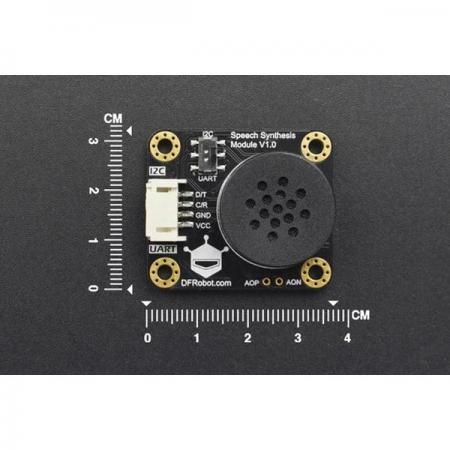 디바이스마트,MCU보드/전자키트 > 센서모듈 > 소리/음성센서,DFROBOT,Gravity: Speech Synthesis Module(Support English and Chinese) [DFR0760],영어/중국어 지원 가능한 사운드 센서 /  I2C 및 UART  gravity 인터페이스를 사용 / 모듈안에 스피커 포함 / 전원 공급 장치 : 3.3V~5V