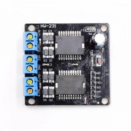 디바이스마트,기계/제어/로봇/모터 > 모터드라이버 > DC모터 드라이버 > 300W 이하 DC모터 드라이버,SZH,120W+120W 5A 듀얼채널 DC모터 드라이버 MC33886 [THS-DCMD001],120W+120W 5A 듀얼채널 DC모터 드라이버 / 모터전압 : 6.5V ~ 24V / 최대전류 : 5A / 크기 : 46mm × 48mm × 16mm