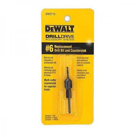 디바이스마트,수공구/전자공구/전동공구 > 초경/절삭공구 > 드릴류 > 목공드릴,디월트,교체용 카운터 싱크 비트 #6 DW2710,교체용 카운터 싱크 비트 #6 