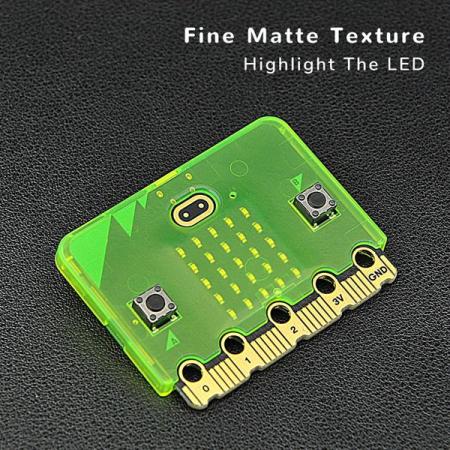 디바이스마트,오픈소스/코딩교육 > Micro:Bit > 마이크로비트 케이스/악세사리,ELECFREAKS,micro:bit case for V2 micro:bit - Green [EF11095],마이크로비트 V2 용 초록색 케이스 / 매끄럽고 부드러운 느낌