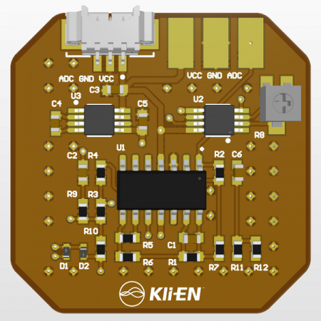 디바이스마트,MCU보드/전자키트 > 센서모듈 > 근전도/심박/바이오 > 근전도/심박센서,클리엔,근전도 센서 - EMG BOARD,은-전극을 사용하여 근육 전기 신호 를 측정하는 건식 근전도 센서