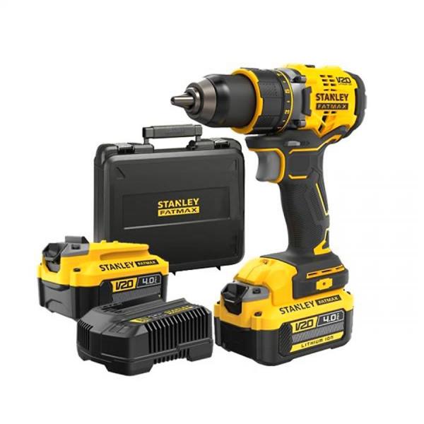 디바이스마트,수공구/전자공구/전동공구 > 전동/엔진공구 > 충전공구 > 충전드릴/햄머드릴,스탠리,브러쉬리스 드릴 드라이버 SBD720M2K 배터리2개 (20V/4Ah),최대 80Nm 토크와 2,100rpm의 강력한 파워 / 섬세한 드라이버 작업을 위한 15단 클러치 + 1 드릴 모드 / LED 라이트 / 배터리 잔량표시